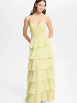 Hey Kyla Damen Abendkleid in vanille - Ärmel: ohne Arm