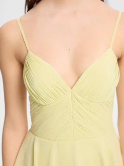 Hey Kyla Damen Abendkleid in vanille - Ärmel: ohne Arm