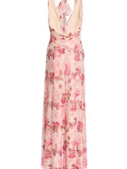 Hey Kyla Damen Neckholder-Kleid in rosa - Länge: lang