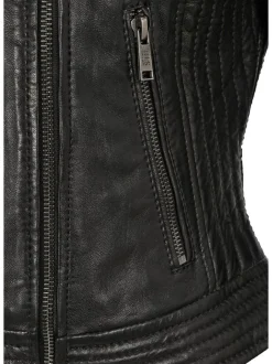 HIS Damen Lederjacke - SABIA in schwarz
