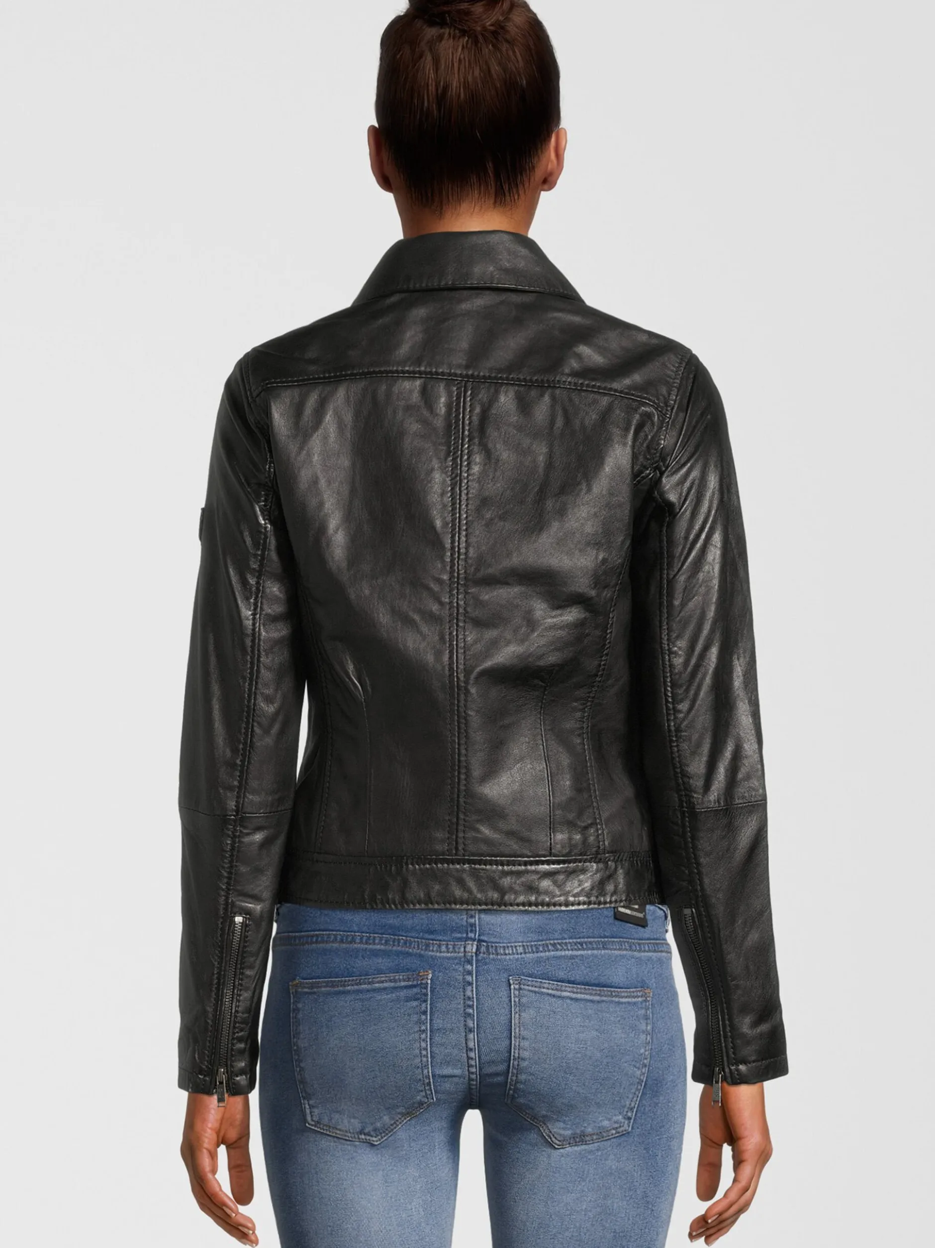 HIS Damen Lederjacke - SABINA in schwarz
