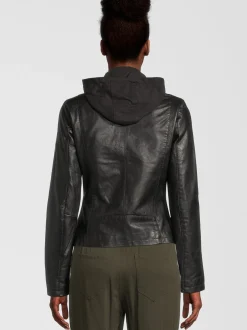 HIS Damen Lederjacke - SABRINA in schwarz