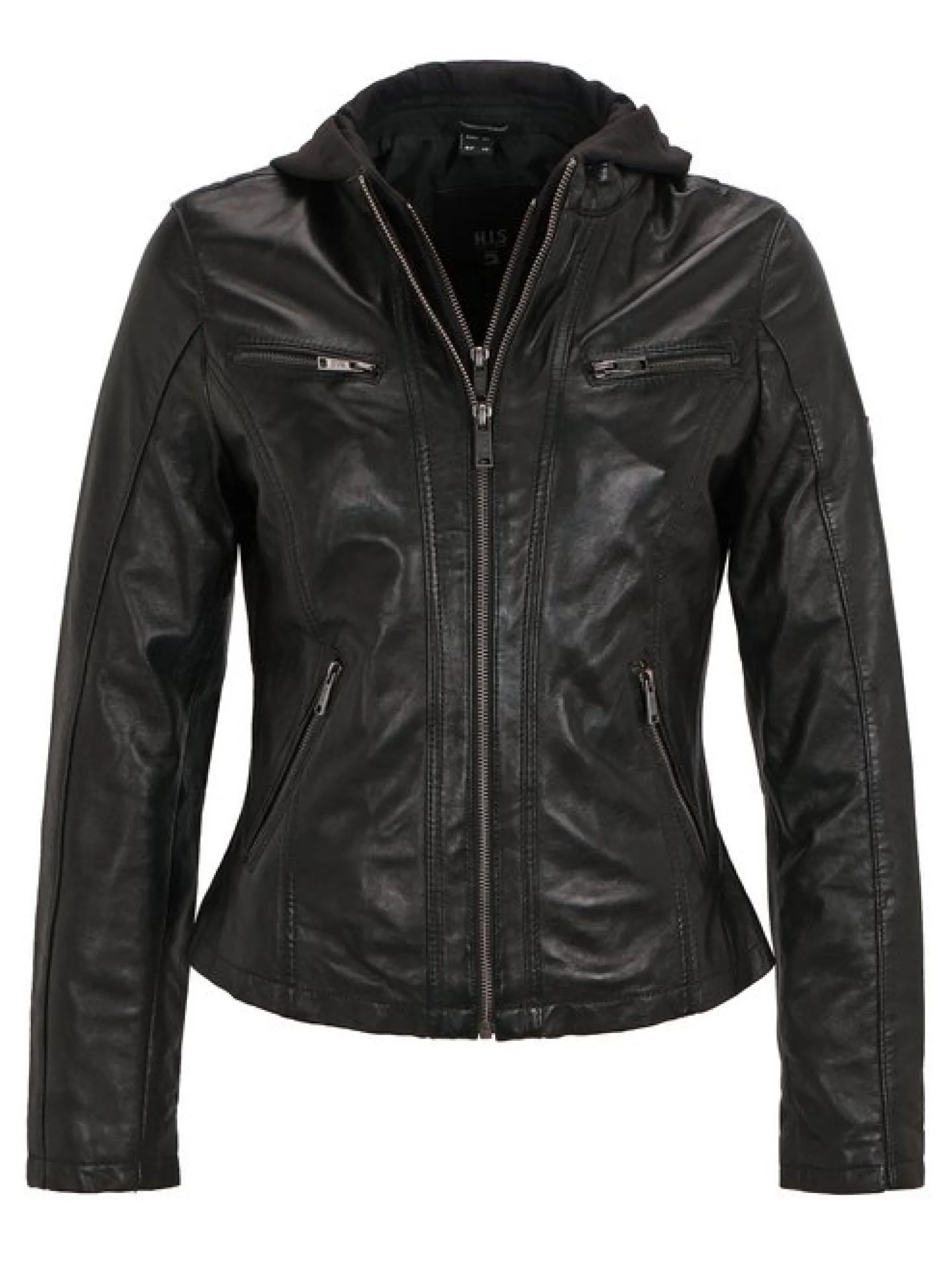 HIS Damen Lederjacke - SABRINA in schwarz