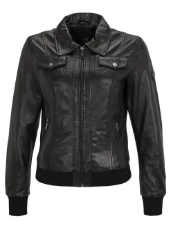 HIS Damen Lederjacke - SINA in schwarz
