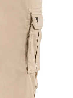 HIS Herren Cargohose - Cotton Heritage (mit Gürtel) in beige