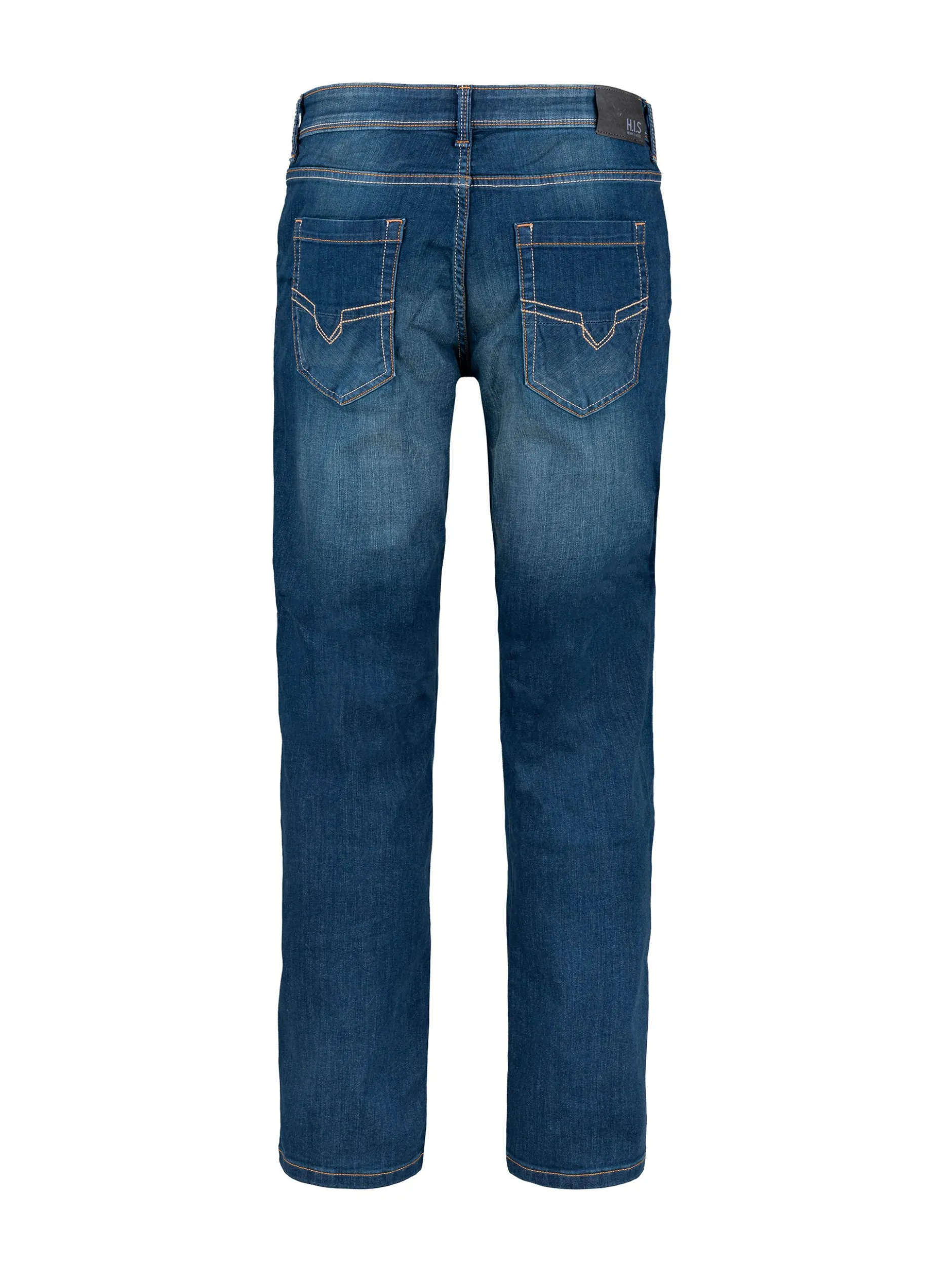 HIS Herren Regular-fit Jeans in blau