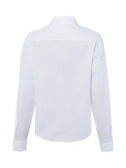 HUGO Damen Bluse - The Essential Shirt in weiß