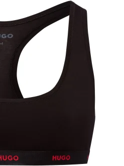 HUGO Damen Bustier in schwarz