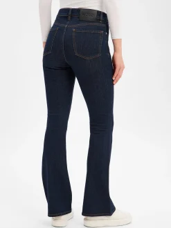 HUGO Damen Flared Jeans - Geflare in marine