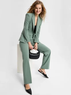 HUGO Damen Hose - Hulana in mint - Länge: lang