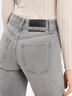 HUGO Damen Jeans - Gilissi_3 in grau - Länge: lang