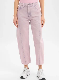 HUGO Damen Jeans - Gimine in rosa lila - Länge: lang