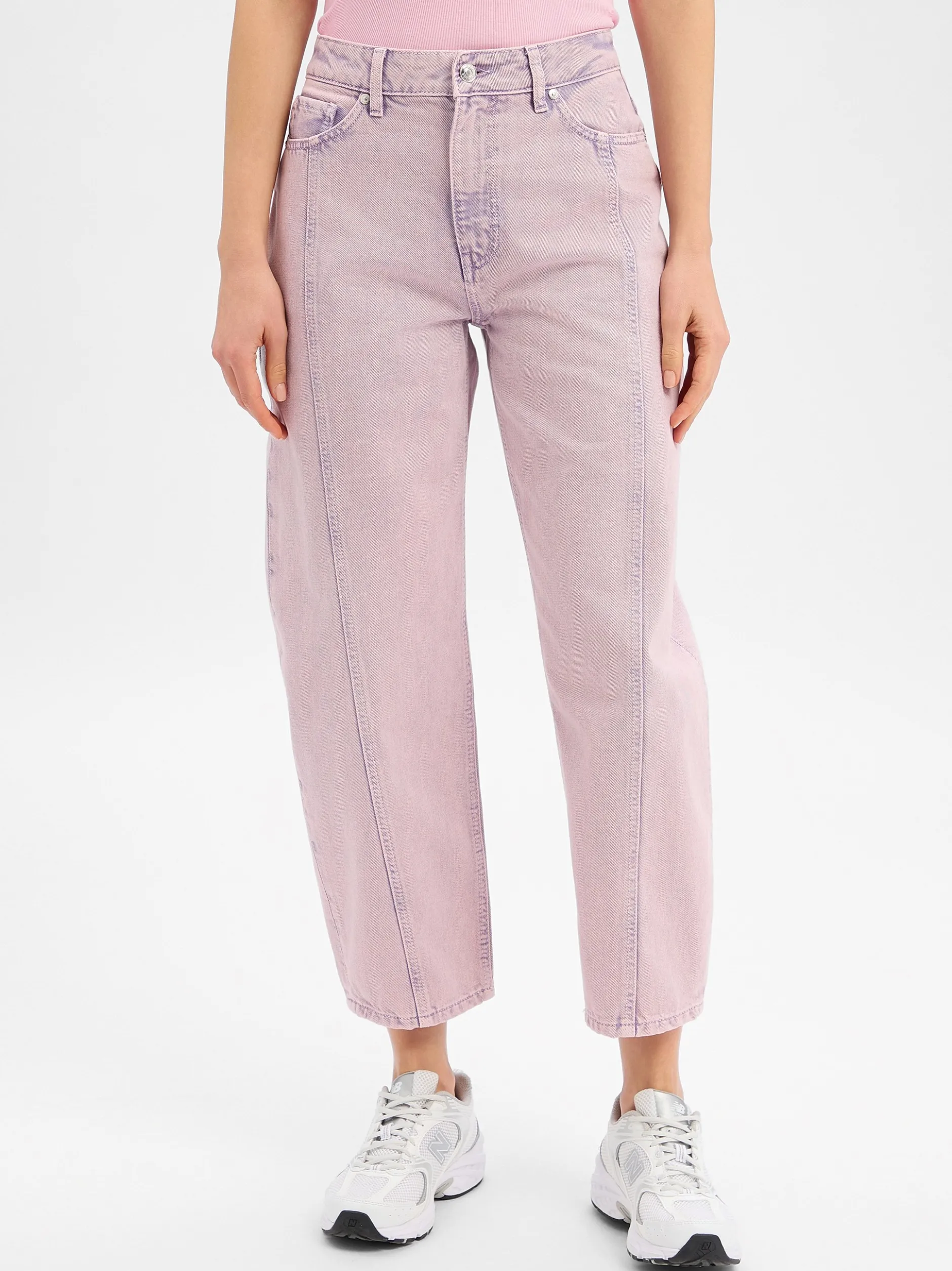 HUGO Damen Jeans - Gimine in rosa lila - Länge: lang