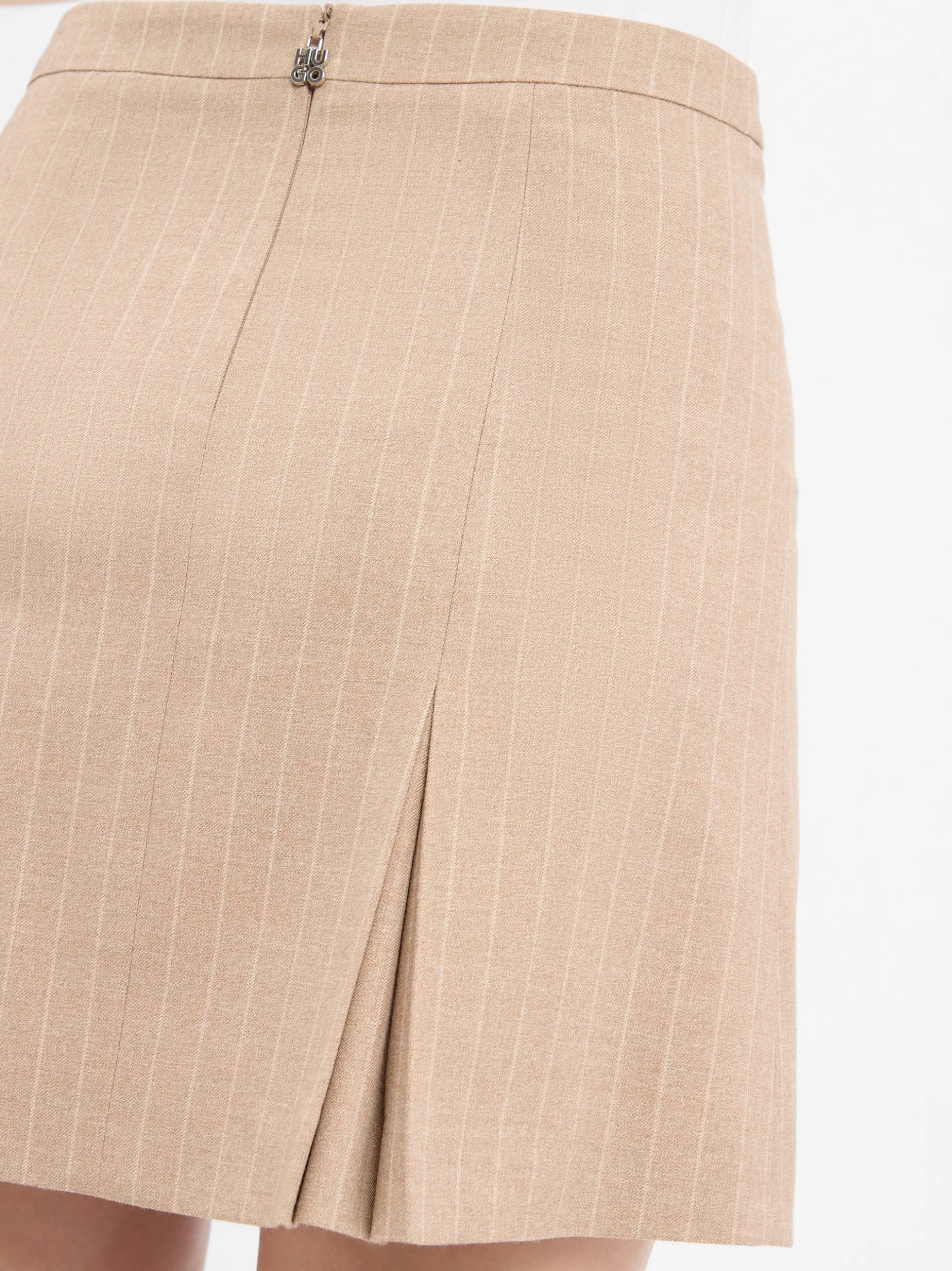 HUGO Damen Minirock - Ramola in beige - Länge: kurz