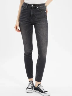 HUGO Damen Skinny Fit Jeans - Girali_2 in anthrazit