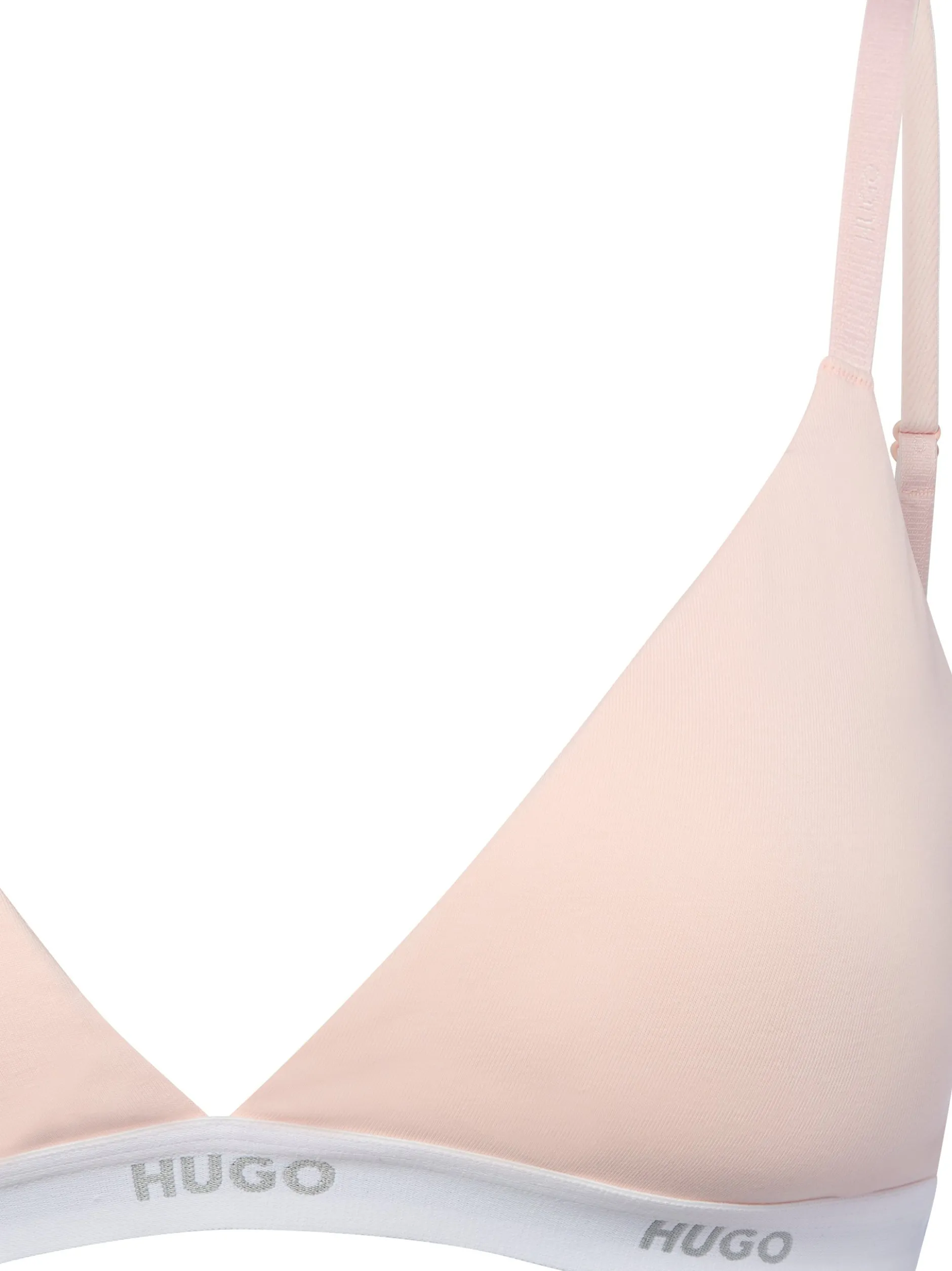 HUGO Damen Triangel-BH - wattiert in beige