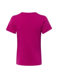 HUGO Damen T-Shirt - Deloris in pink - Ärmel: kurzarm