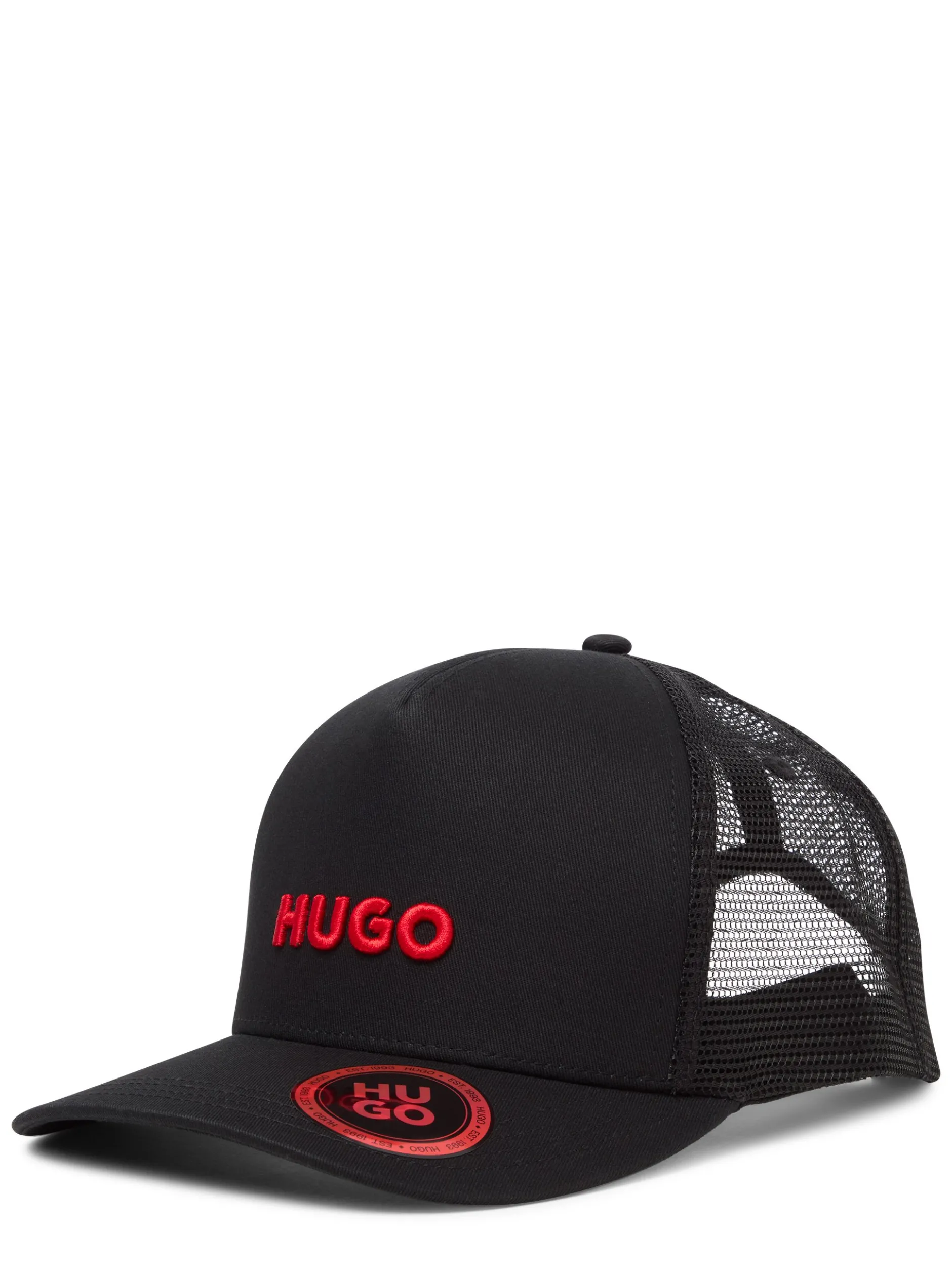 HUGO Herren Cap - Marsel Trucker in schwarz