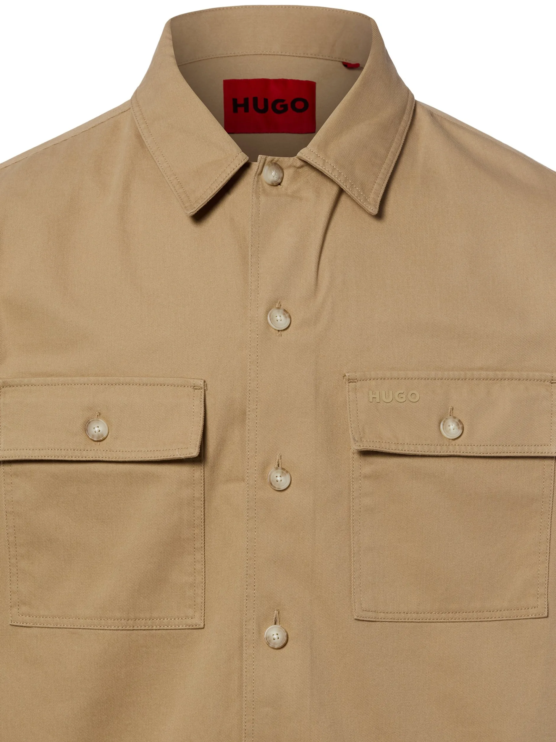 HUGO Herren Freizeithemd - Epoido in camel