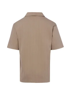 HUGO Herren Poloshirt - Dalibo in taupe - Ärmel: kurzarm