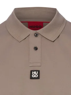 HUGO Herren Poloshirt - Deabono in melange