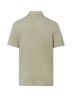 HUGO Herren Poloshirt mit Leinen-Anteil - Dulinen in schilf