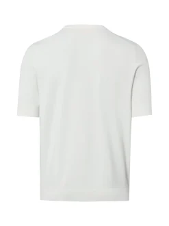 HUGO Herren Strickshirt - San Carl in ecru