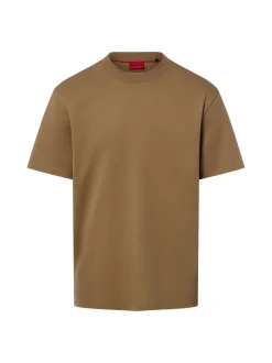 HUGO Herren T-Shirt - Dapolino in braun - Ärmel: kurzarm