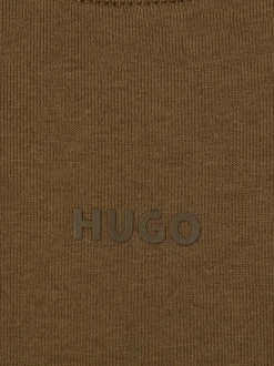 HUGO Herren T-Shirt - Dapolino in braun - Ärmel: kurzarm
