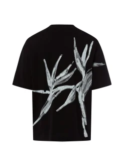 HUGO Herren T-Shirt - Dariso in schwarz - Ärmel: Halbarm