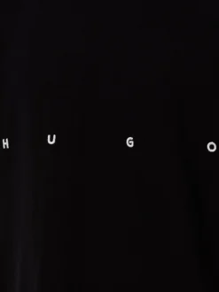 HUGO Herren T-Shirt - Dariso in schwarz - Ärmel: Halbarm