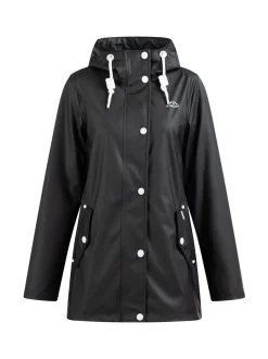 ICEBOUND Damen Regenjacke in schwarz