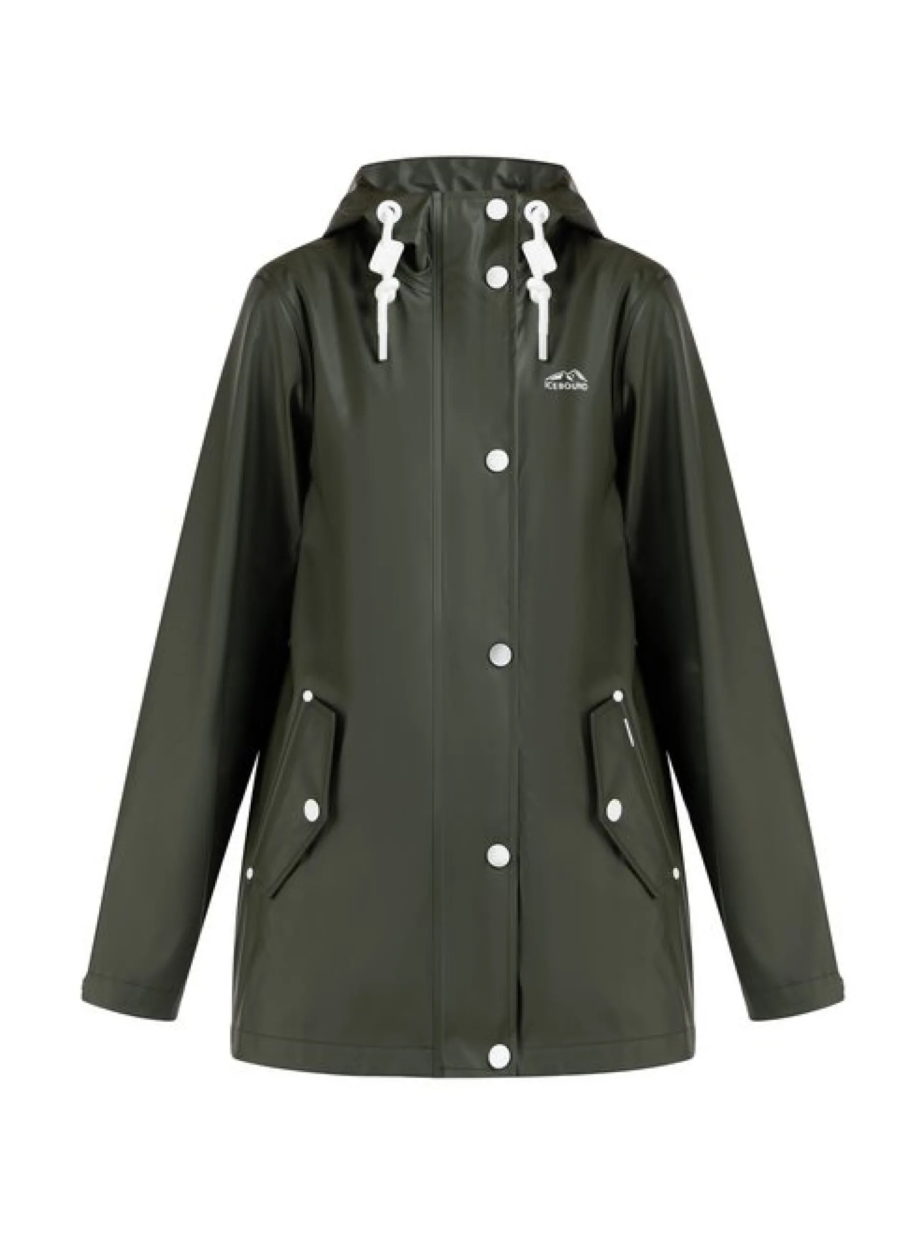 ICEBOUND Damen Regenjacke in oliv