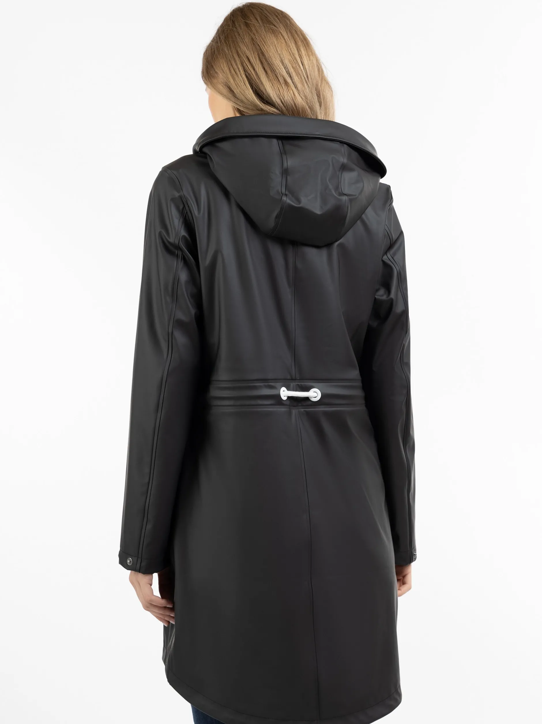 ICEBOUND Damen Regenmantel in schwarz