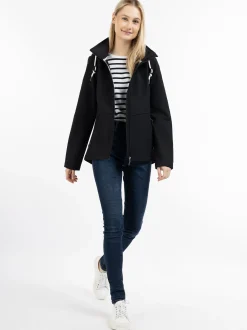 ICEBOUND Damen Softshelljacke in schwarz
