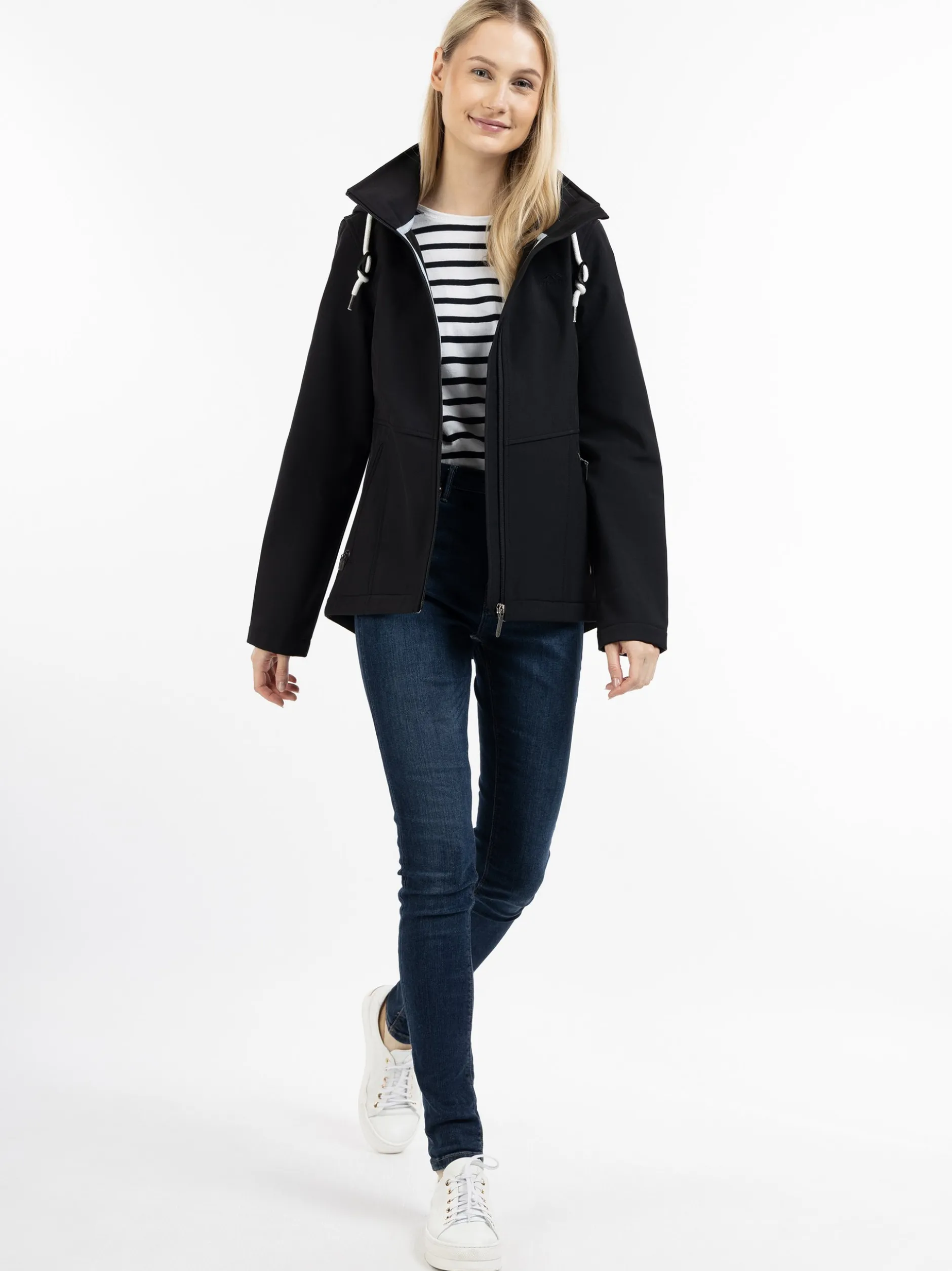 ICEBOUND Damen Softshelljacke in schwarz