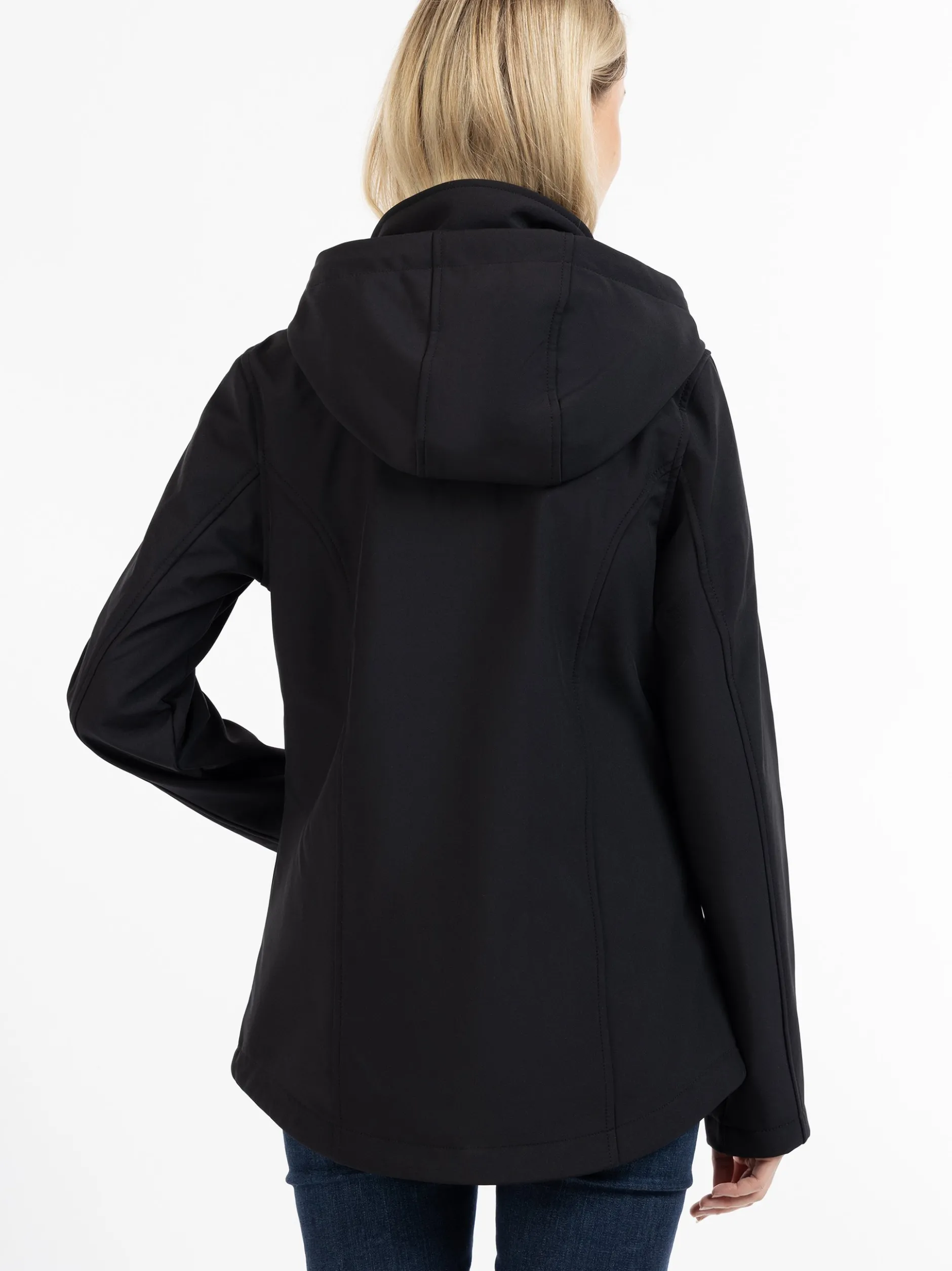 ICEBOUND Damen Softshelljacke in schwarz