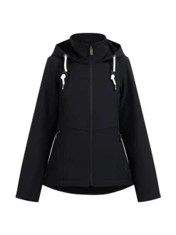 ICEBOUND Damen Softshelljacke in schwarz