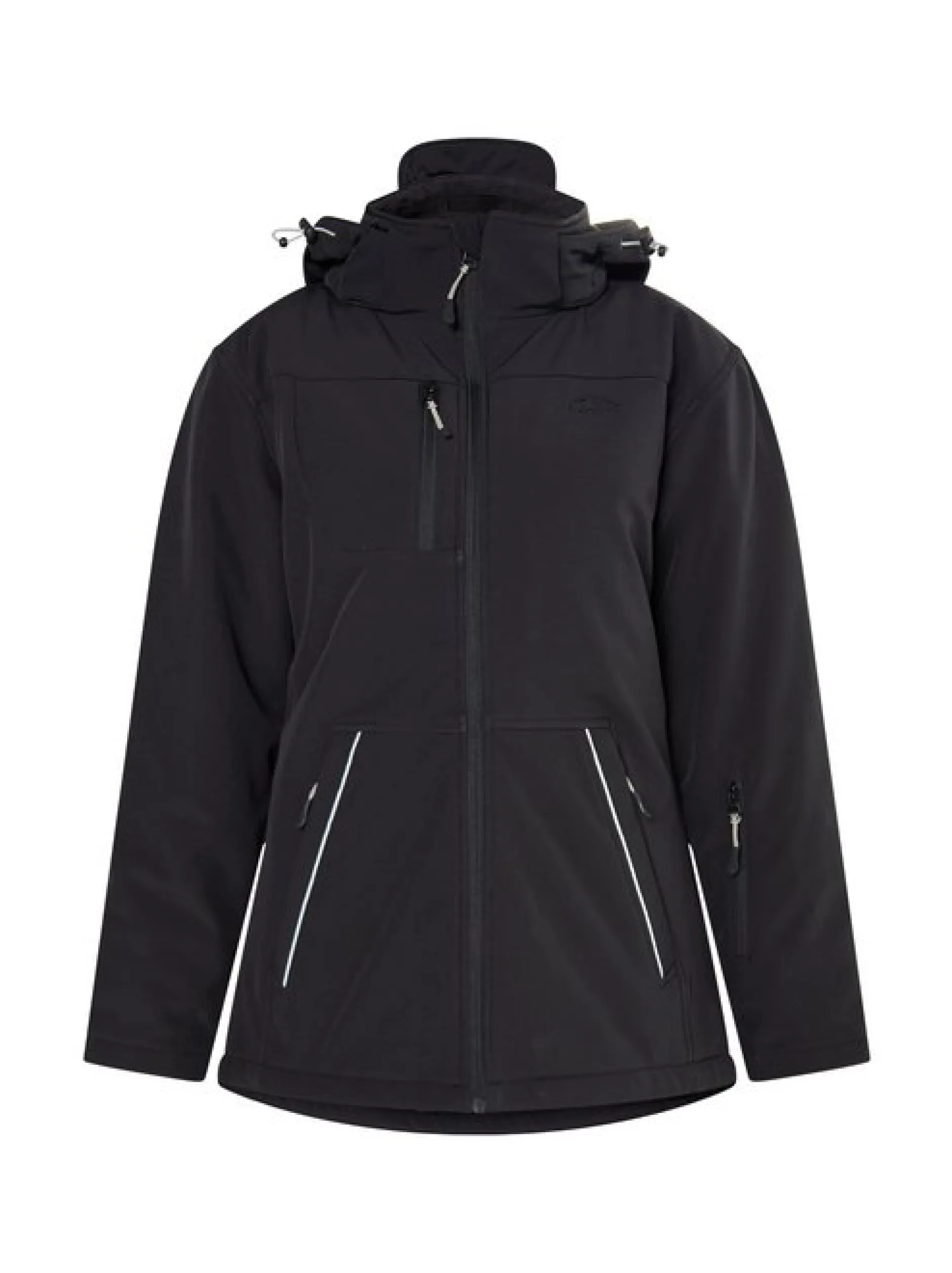 ICEBOUND Damen Softshelljacke in schwarz