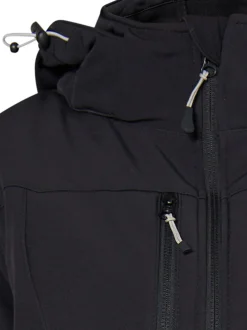 ICEBOUND Damen Softshelljacke in schwarz