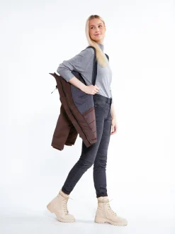 ICEBOUND Damen Winterjacke in braun