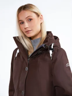 ICEBOUND Damen Winterjacke in braun
