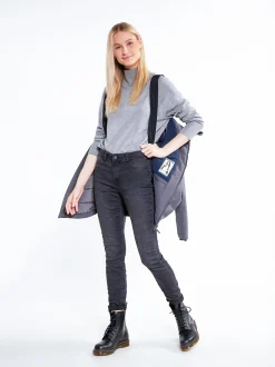 ICEBOUND Damen Winterjacke in dark stone