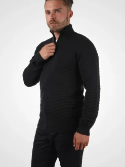 Indicode Herren Cardigan - IDArctic in schwarz