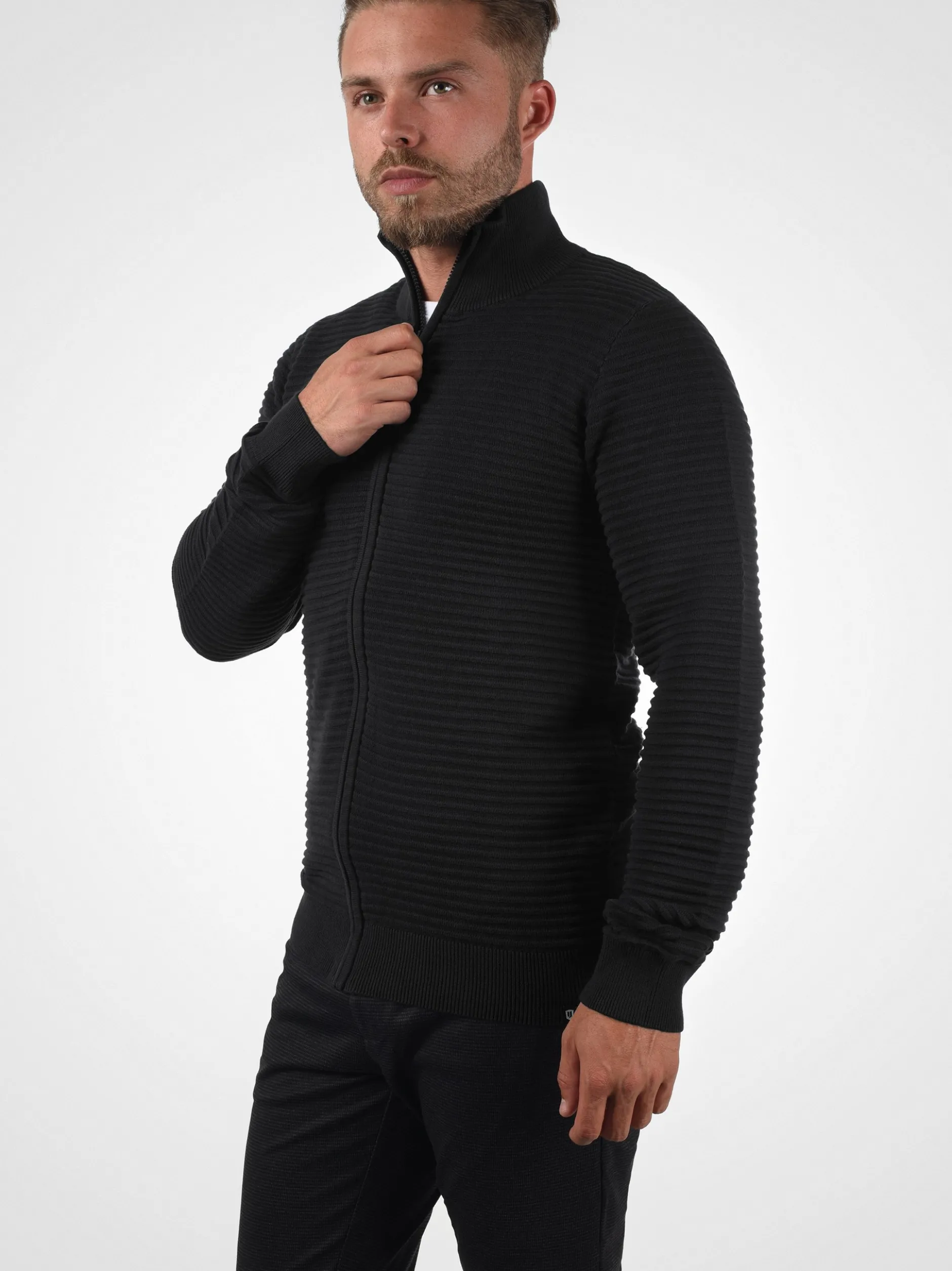 Indicode Herren Cardigan - IDArctic in schwarz