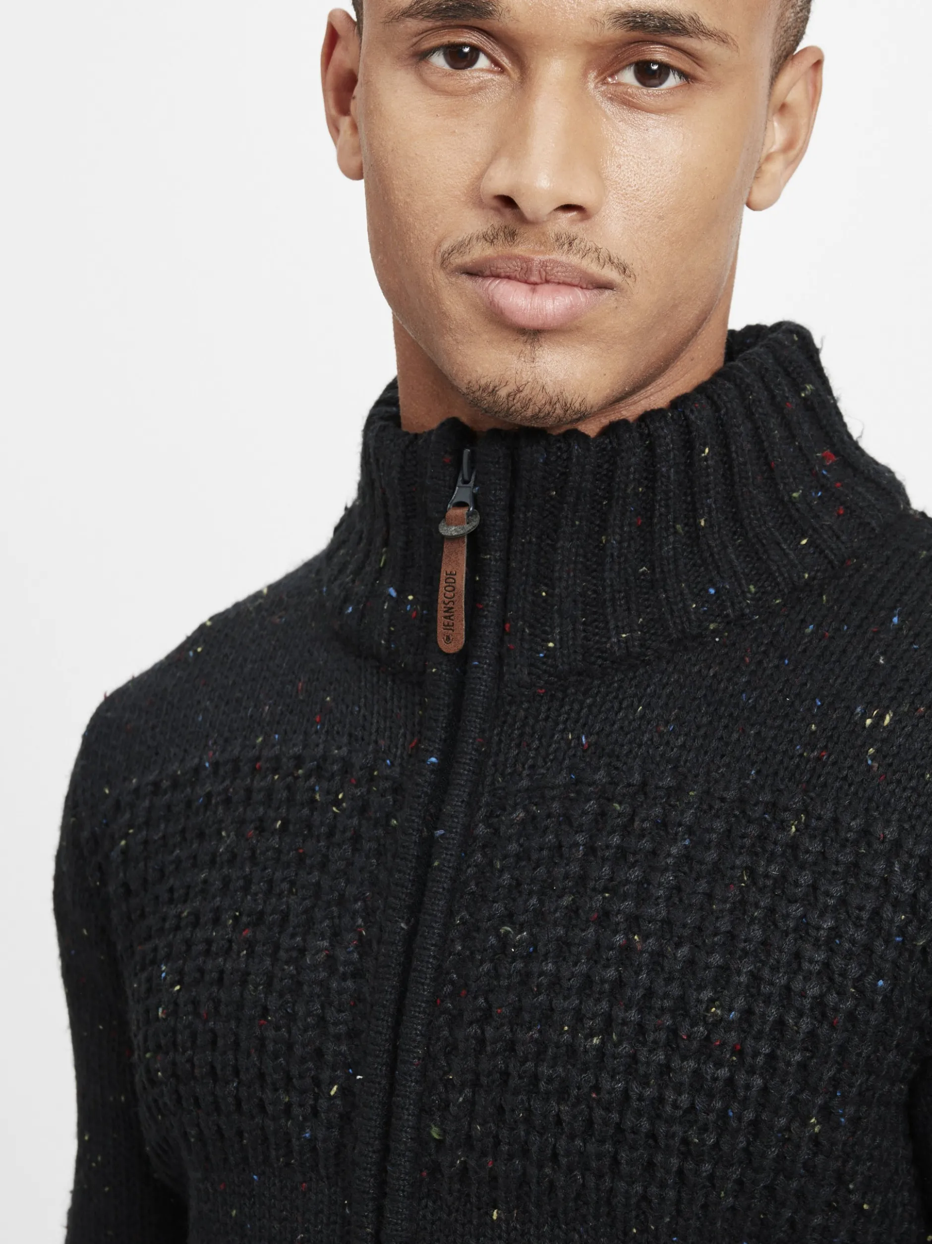 Indicode Herren Cardigan - IDBergen in schwarz