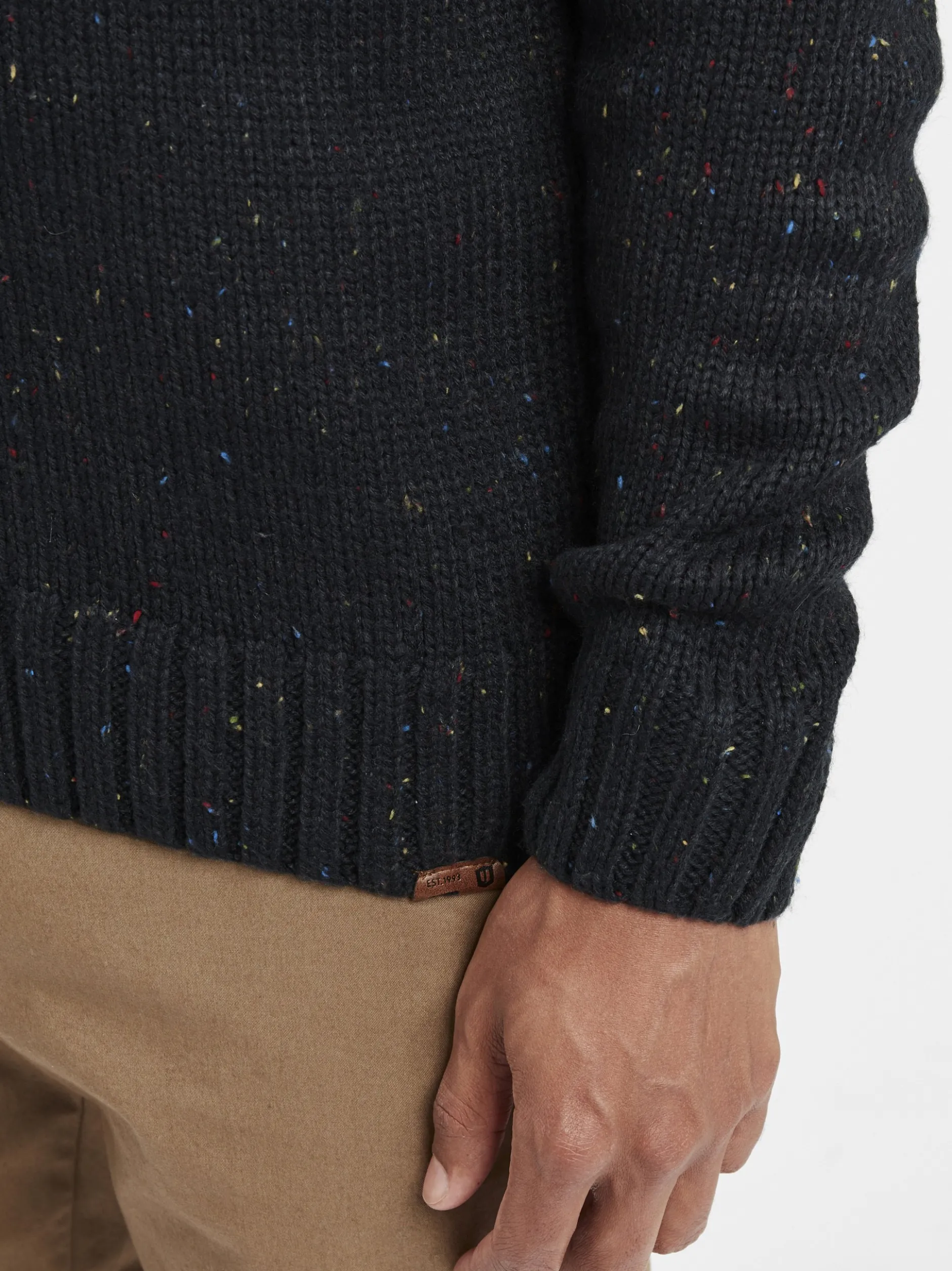 Indicode Herren Cardigan - IDBergen in schwarz