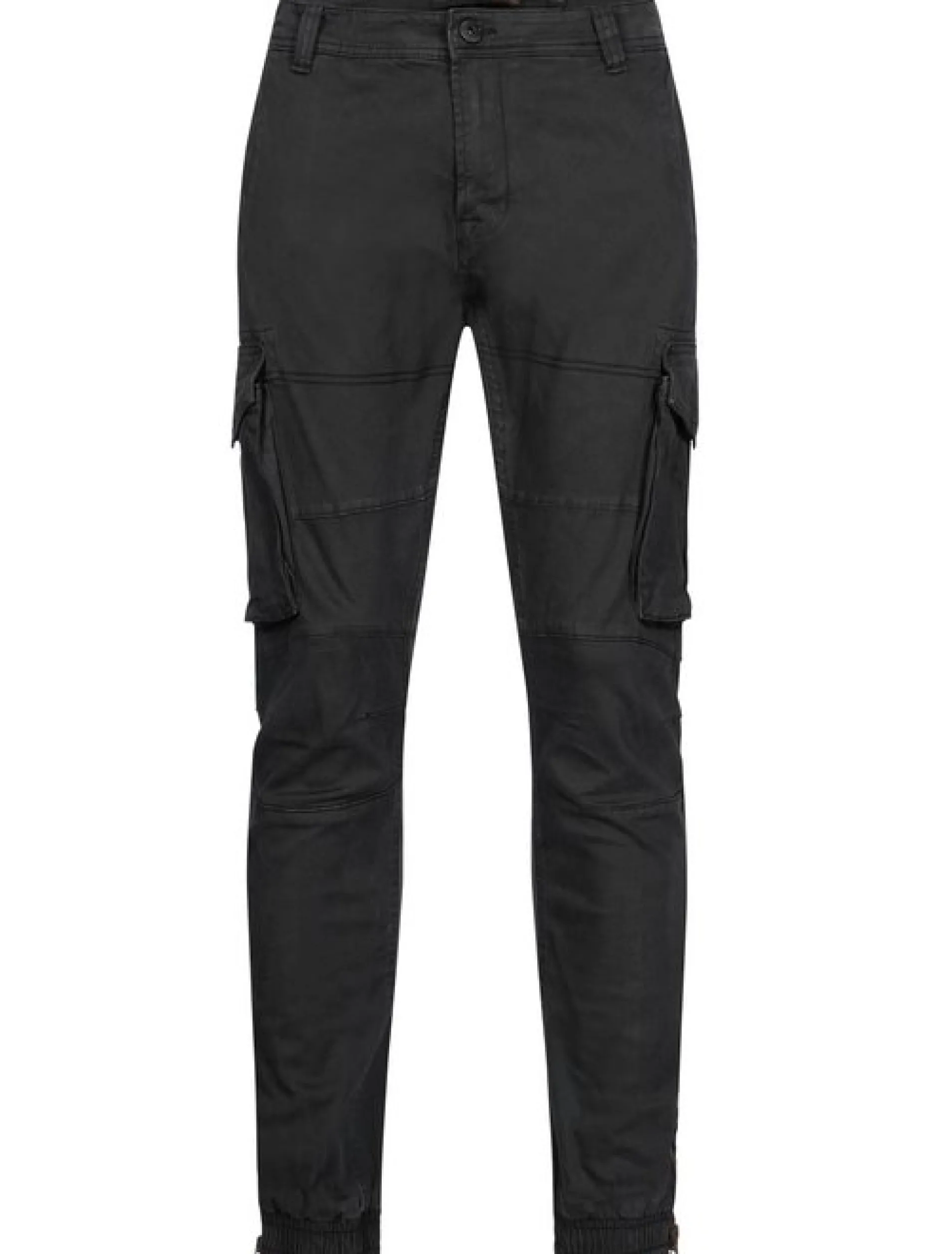 Indicode Herren Cargohose - Alex in schwarz