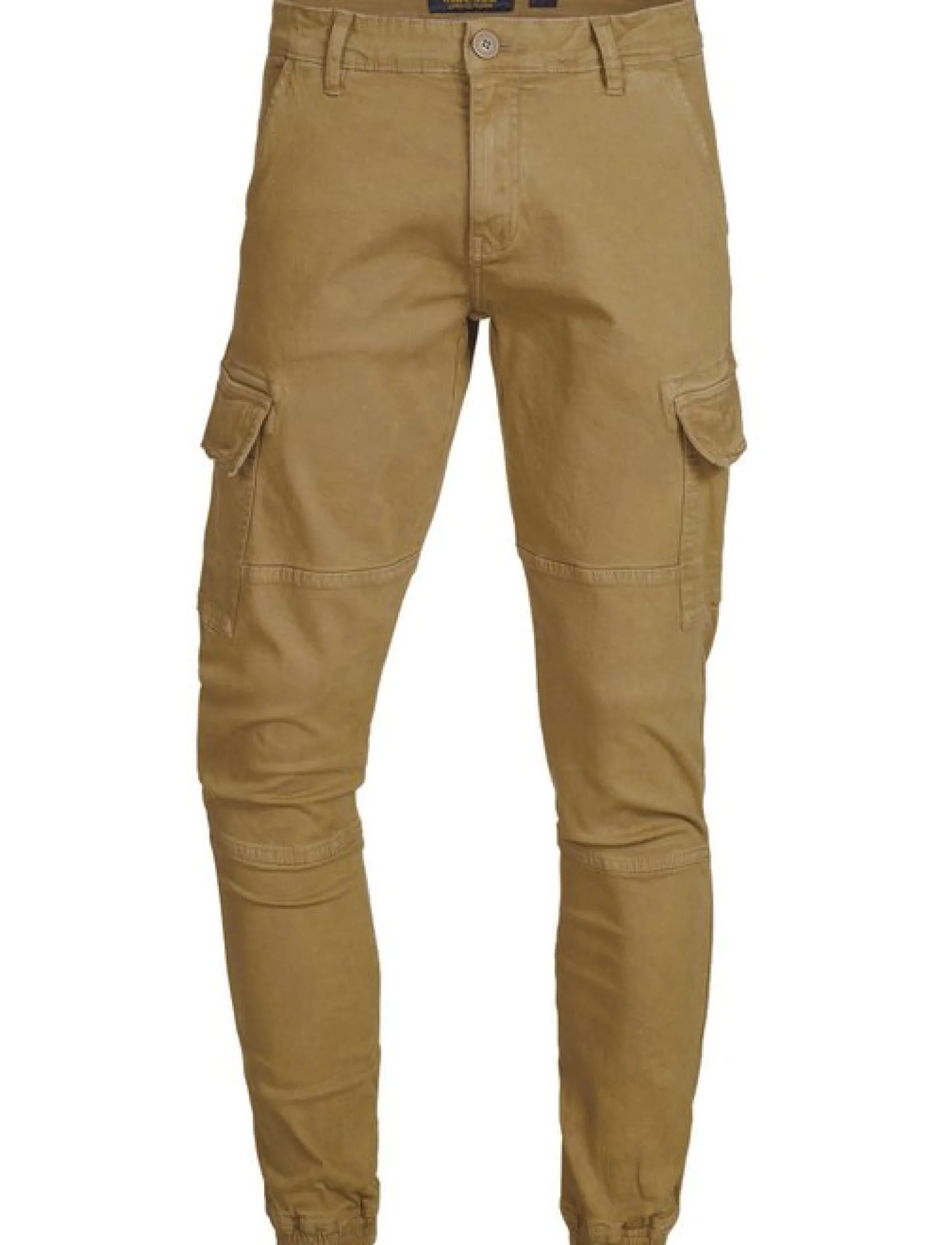 Indicode Herren Cargohose - August in camel