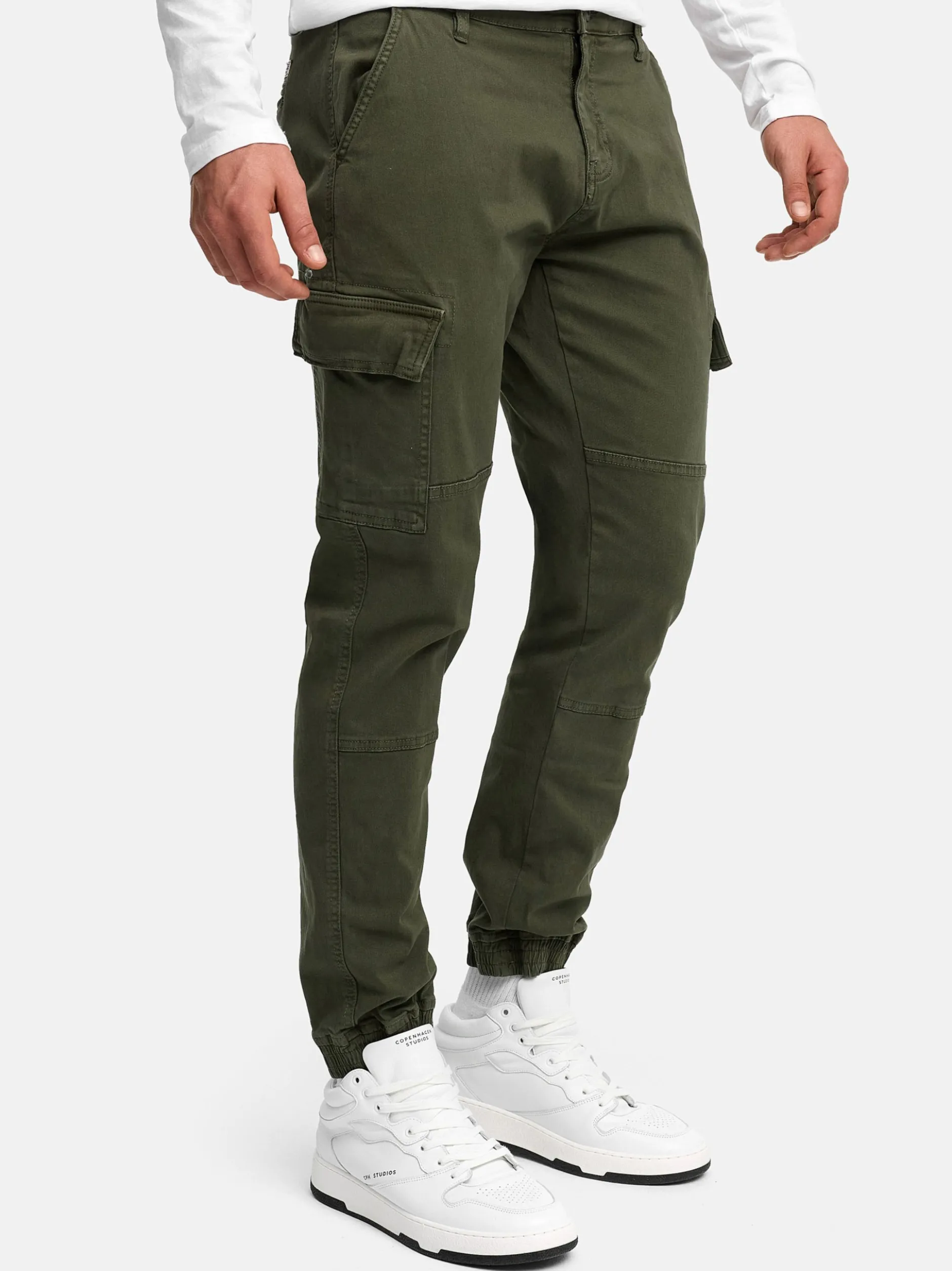 Indicode Herren Cargohose - August in khaki